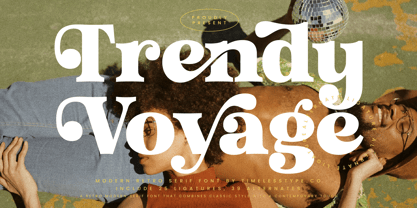 Trendy Voyage Font Poster 1