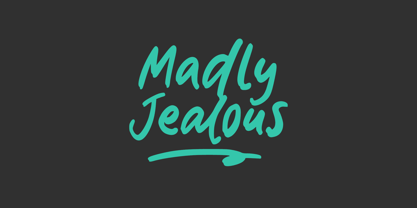 Madly Jealous Font Poster 1