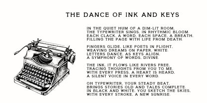 Stamp Press Font Poster 2