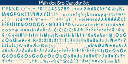 Philly Joe Font Poster 7