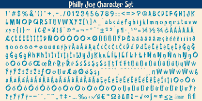 Philly Joe Font Poster 6