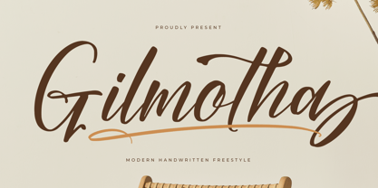 Gilmotha Font Poster 1