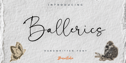 Ballerics Font Poster 1