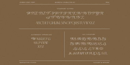 Madreya Font Poster 14