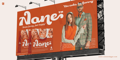 UT Niche Font Poster 3