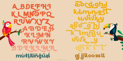 Hesiga Font Poster 8