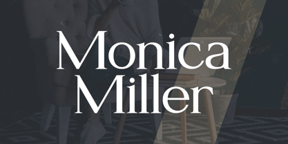 Monica Miller Font Poster 6