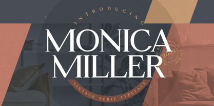 Monica Miller Font Poster 1