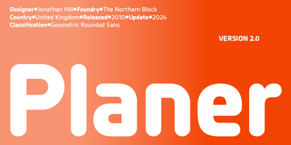 Planer Font Poster 1