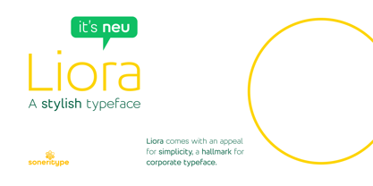 Liora Font Poster 1