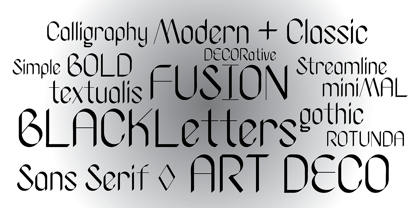 Khafti 45 Font Poster 2