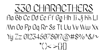 Khafti 45 Font Poster 3