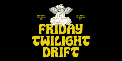 Teenage Delight Font Poster 3