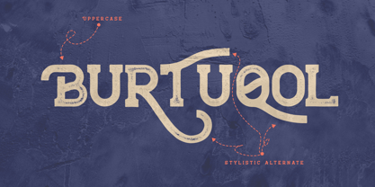 Burtuqol Slab Font Poster 3