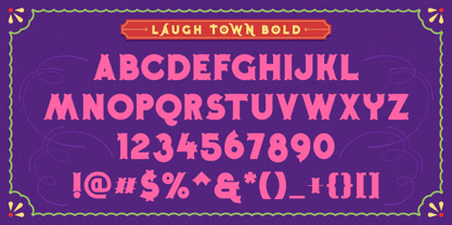 Laugh Town Font Poster 6