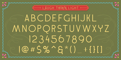 Laugh Town Font Poster 3