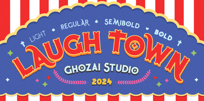 Laugh Town Font Poster 1