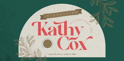 Kathy Cox Font Poster 1