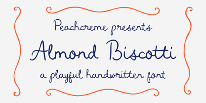 Almond Biscotti Font Poster 1