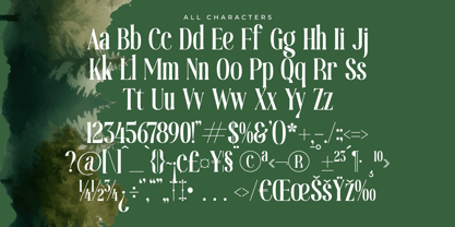 Theforest Font Poster 14