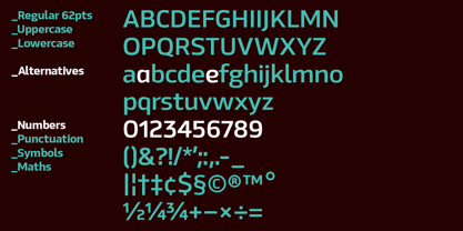 Hackman Font Poster 2