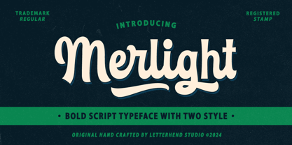 Merlight Font Poster 1