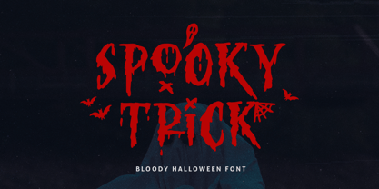 Spooky Trick Font Poster 1