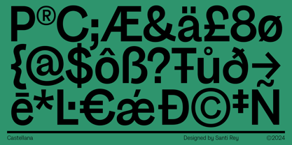 Castellana Font Poster 7