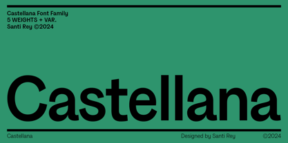 Castellana Font Poster 1