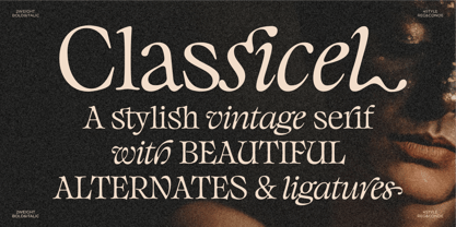 Classicel Serif Font Poster 1