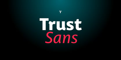 Trust Sans Font Poster 1