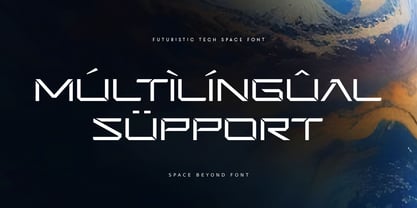 Space Beyond Font Poster 12