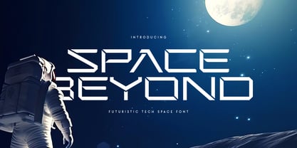 Space Beyond Font Poster 1