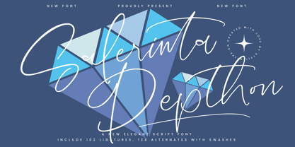 Salerinta Depthon Font Poster 1