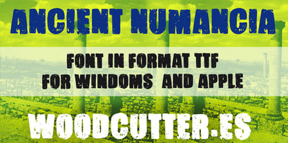 Ancient Numancia Font Poster 6