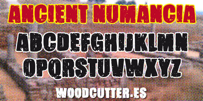 Ancient Numancia Font Poster 3