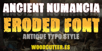 Ancient Numancia Font Poster 1