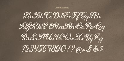 Famlyn Molteno Font Poster 13