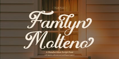 Famlyn Molteno Font Poster 1