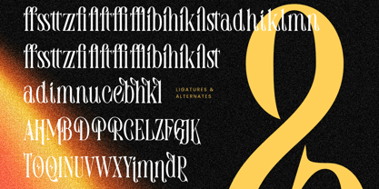 Enigmatic Legendary Font Poster 15