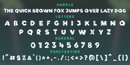 T Rex Dinosaur Font Poster 5