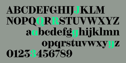 Kreol Standard Font Poster 8