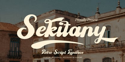 Sekitany Font Poster 1