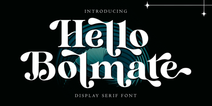 Hello Bolmate Font Poster 1