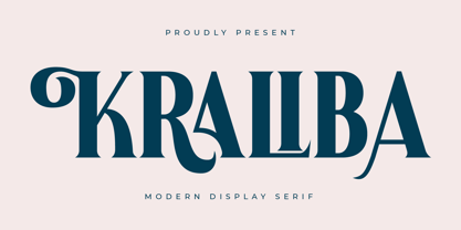 Kraliba Font Poster 1