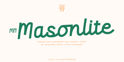 MN Masonlite Font Poster 1