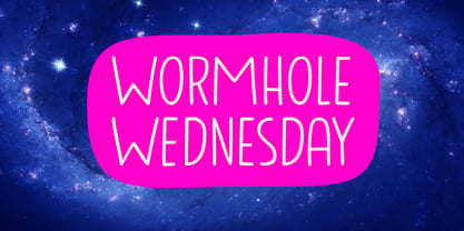 Wormhole Wednesday Font Poster 1