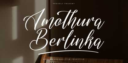 Amothura Berlinka Font Poster 1