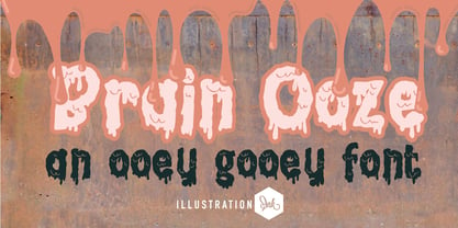 ZP Brain Ooze Font Poster 1