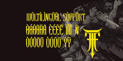 Death Wolfker Font Poster 3